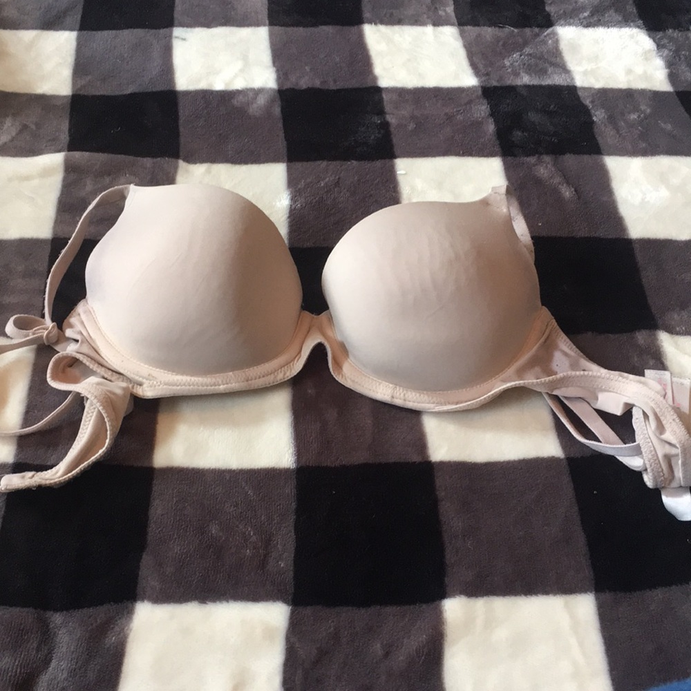 Pink bra